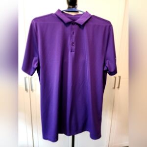 Preowned Nike Dri-fit purple Large mens golf‎ polo